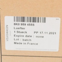 фото thumb №8, Audi q3 8u правий двигун радіатор cooling fan двигун 350mm 8k0959455s