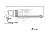 фото thumb №1, Febi bilstein 180440 кришка, корпус фільтра оливи