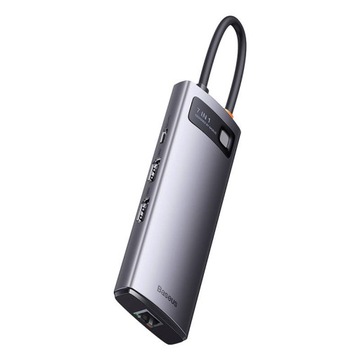 АДАПТЕР-ХАБ BASEUS 7 В 1 USB-C НА 3X USB3.0/HDMI/USB-C PD/VGA/ETHERNET RJ45