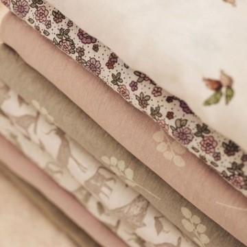Простыня Jollein 120x60 см TWIG Wild Rose