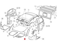 фото thumb №1, Накладка стійка ліва wew microcar m.go iii v vi