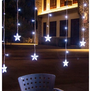 СВЕТОВАЯ ЗАВЕСА ICILS STARS 108LED ХОЛОДНО-БЕЛАЯ