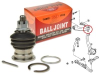 фото thumb №1, Шарова опора важеля перед передній верхній sb-3831 japan