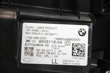 фото thumb №9, Лампы перед laser чёрный теневая линия bmw g22 g23 g26 g80 g81 m3 g82 g83 m4