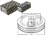 Купить Шкив коленчатого вала коленчатого mitsubishi japanparts, фото thumb