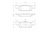 фото thumb №1, Bosch тормозные колодки тормозные перед с замком dacia logan ii sandero ii