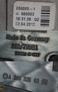 фото thumb №9, Mercedes b-klasa w246 решётка бампера галоген led левый перед a2468850622