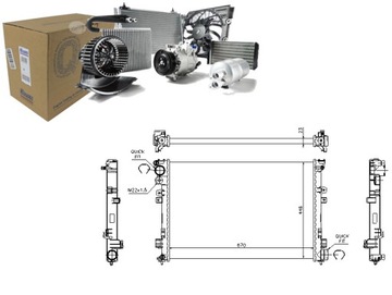 фото thumb №1, Nis61875a радіаторів двигуна citroen evasion, jumpy