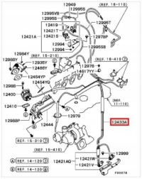 фото thumb №3, Шланг трубка выбросы выхлопных газов mitsubishi pajero oem