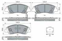 фото thumb №15, Bosch 986 494 760 комплект гальмівні колодки гальмівних, гальма дискові