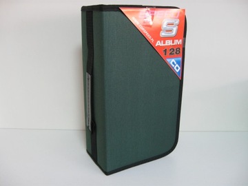POKROWIEC ETUI FUTERAŁ na 128 CD DVD ZIELONY