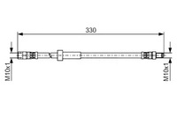 фото thumb №1, Bosch шланг тормозной volvo s60 i 2.4 bifuel lp