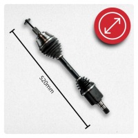 Приводной вал левая volvo v40 liftback 1.5 t2 t3 автоматическая коробка передач Оригинал, фото thumb