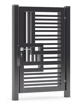 Brama Wjazdowa Dwuskrzydłowa FREESTYLE BR1522 Ocynk + RAL 120x400 cm