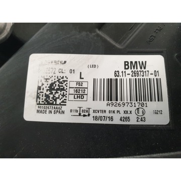 фото thumb №8, Bmw 1 f52 фара 2697317-01