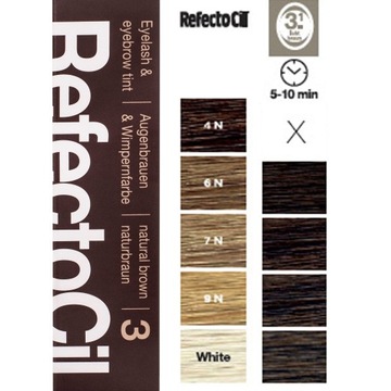 ХНА ДЛЯ БРОВЕЙ RefectoCil Brow 3 НАТУРАЛЬНАЯ КОРИЧНЕВАЯ