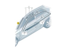 фото thumb №10, Audi оригинальный номер 8v3854327c молдинг стекло лобовое