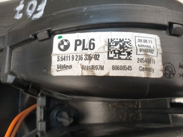 фото thumb №7, Bmw 5 gt f07 отопитель воздуходувка задняя зад оригинал