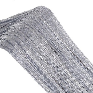 Шторы для штор 300 х 250 макароны SILVER STRIP