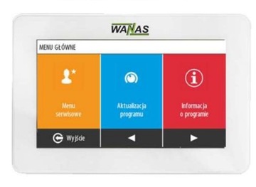 Rekuperator Wanas 415V HI-TECH + sterownik V2