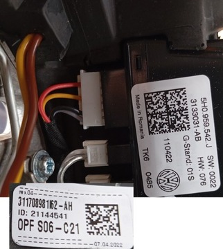 фото thumb №15, Vw golf viii 8 5h0 passat b8 tiguan руль кожа r-line красная nić