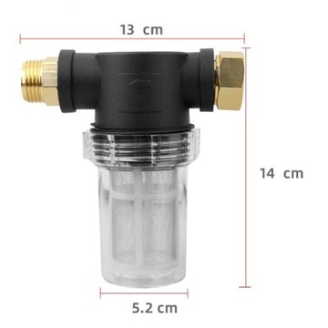 3/4 in Garden Hose Filter Attachment Strainer Pump Garden Connectors Parts