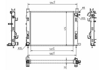 фото thumb №2, Радиаторов clio 1.6i-16v-1.5dci 13- hart
