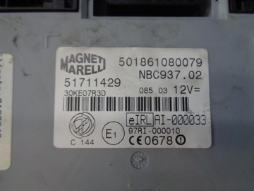 фото thumb №7, Компьютер замок зажигания bsi alfa romeo 147 1.6 16v 105km eco