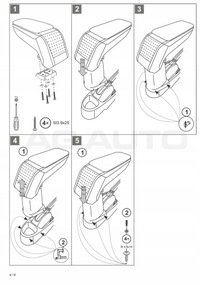 фото thumb №7, Підлокітник armster стандарт rati, toyota aygo, 2005-2014