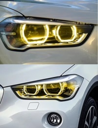 фото thumb №13, Модулі csl жовті drl bmw x1 f48 f49 2014-2019 комплект права ліва