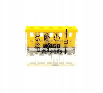 РАЗЪЕМ WAGO QUICK CONNECTOR 5x2,5 10 шт.