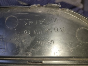 Спойлер заднего бампера Диффузор A1178851225 A1178851225 W117 CLA Mercedes
