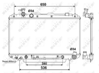 фото thumb №7, Радиатор двигателя do toyota rav 4 ii 2.0 05.00-11.05