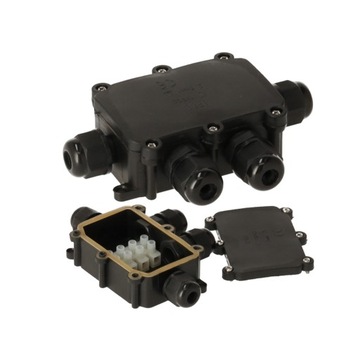 Герметичная электрическая коробка с сальниками КАБЕЛЬНЫЙ РАЗЪЕМ 4x IP68