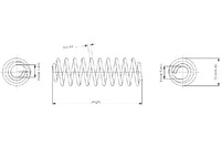 фото thumb №2, Пружина підвішування зад l/p skoda octavia i 1.4-2.0 07.98-12.10