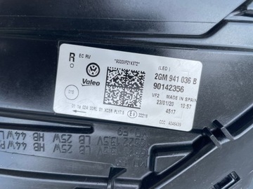 фото thumb №11, Volkswagen оригінальний номер 2gm941036b лампа повний led
