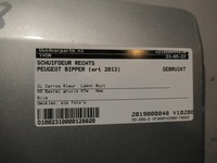 фото thumb №8, Дверь правое сдвижные peugeot bipper