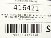 фото thumb №9, Дзеркало правий lexus rc спортивний/купе зовнішнє права, бічний