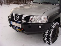 фото thumb №7, Бампер стальной передний перед nissan patrol gu4