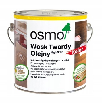 Osmo 3075 Масло с твердым воском, масло 2,5л Черный