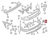 фото thumb №8, Бампер зад праві audi a4 avant s4 8w9945106a