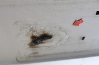 фото thumb №6, Крышка багажника багажника задняя задняя серебристая dodge caliber 06-12