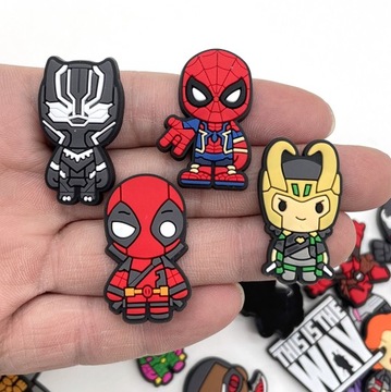 Przypinka Superbohater Nick Fury Marvel do Crocs butów telefonu torebki