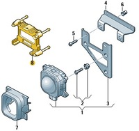 фото thumb №3, Кронштейн радара octavia iii fabia iii rapid