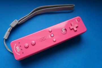 Kontroler NINTENDO WII REMOTE Motion PINK Różowy RVL-036 + etui