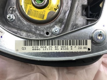 фото thumb №9, Подушка подушка безопасности водителя mercedes vito 6398602502