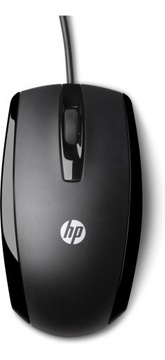 Проводная мышь HP X500, черная E5E76AA