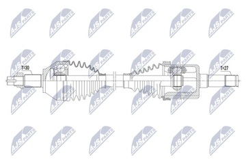фото thumb №2, Npw-ar-008 nty полуось приводная alfa romeo 159 2.4jt