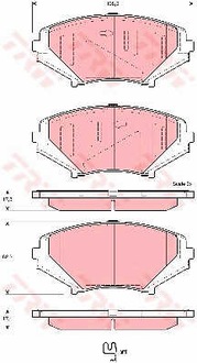 фото thumb №2, Тормозные диски тормозные колодки перед trw mazda rx-8