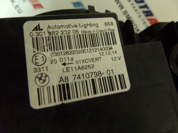 фото thumb №8, Bmw f32 f33 f36 f80 f82 лампа перед левая правая led адаптивный 7410797 7410798